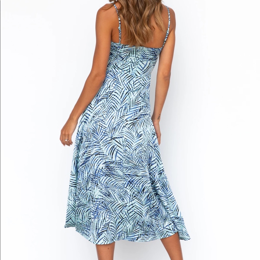 Zazu Blue midi Dress - Picture 3 of 13